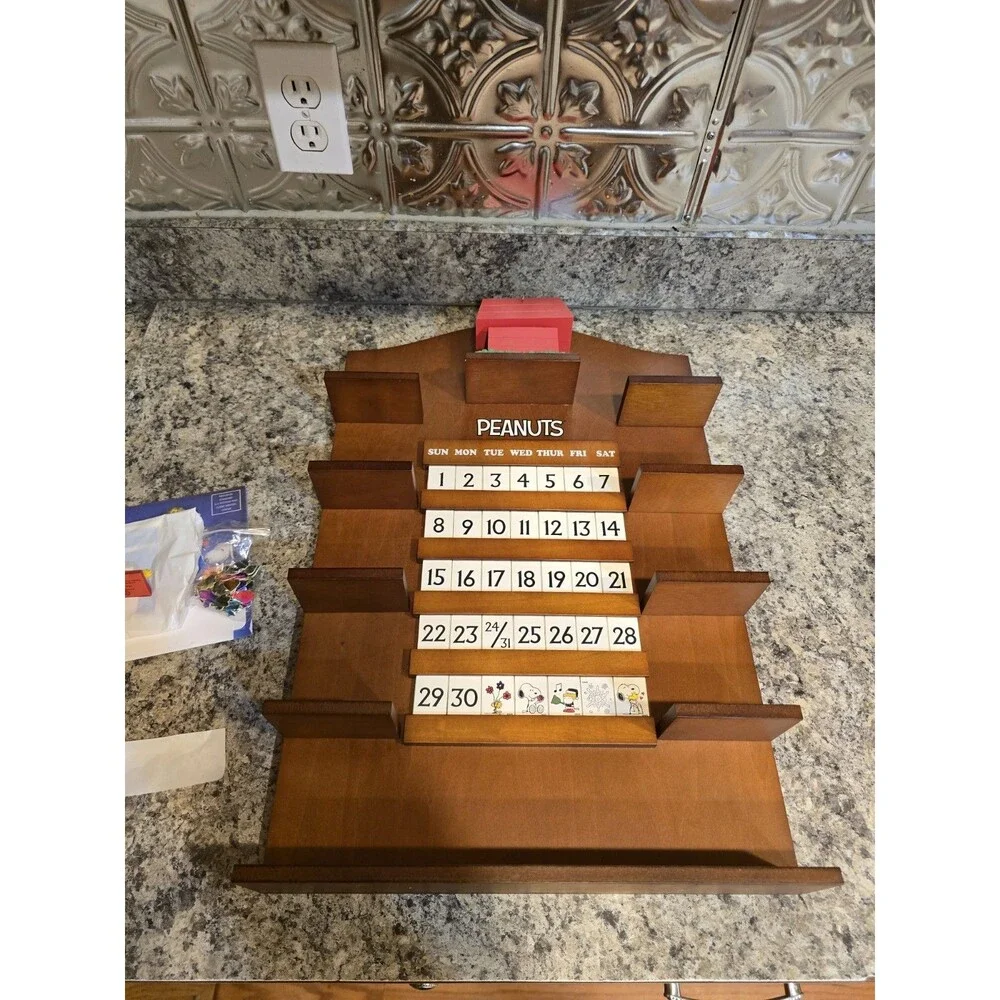 Snoopy Through The Year Perpetual Calendar Made by The Bradford Exchange